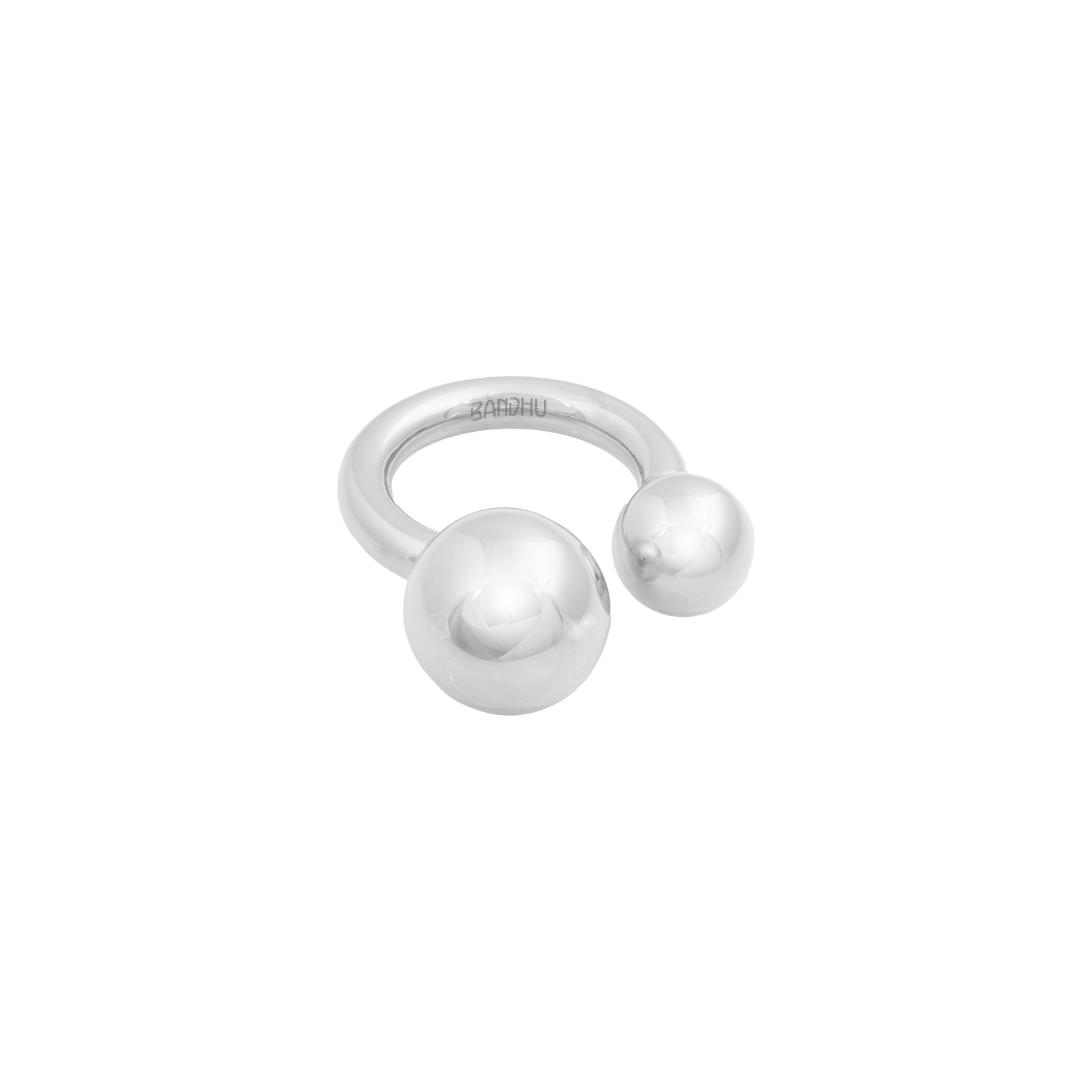 Dot Duo Ring silver