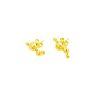 Dot Pin Earrings gold