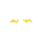 Dot Pin Earrings gold