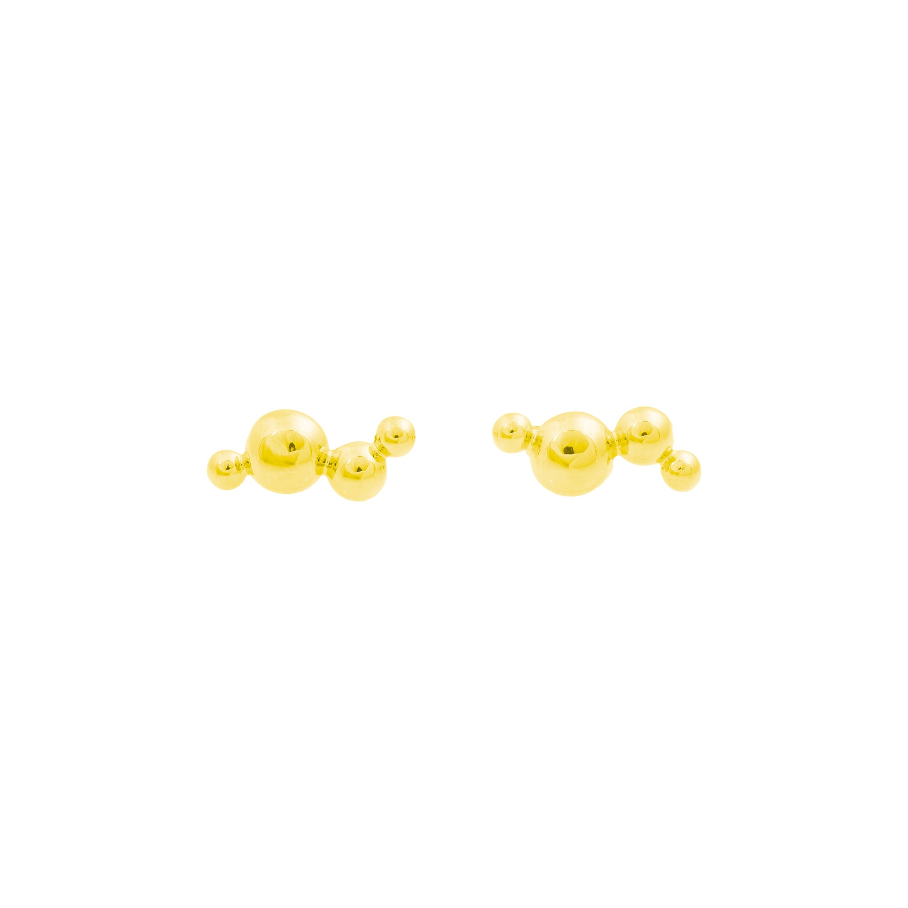 Dot Pin Earrings gold