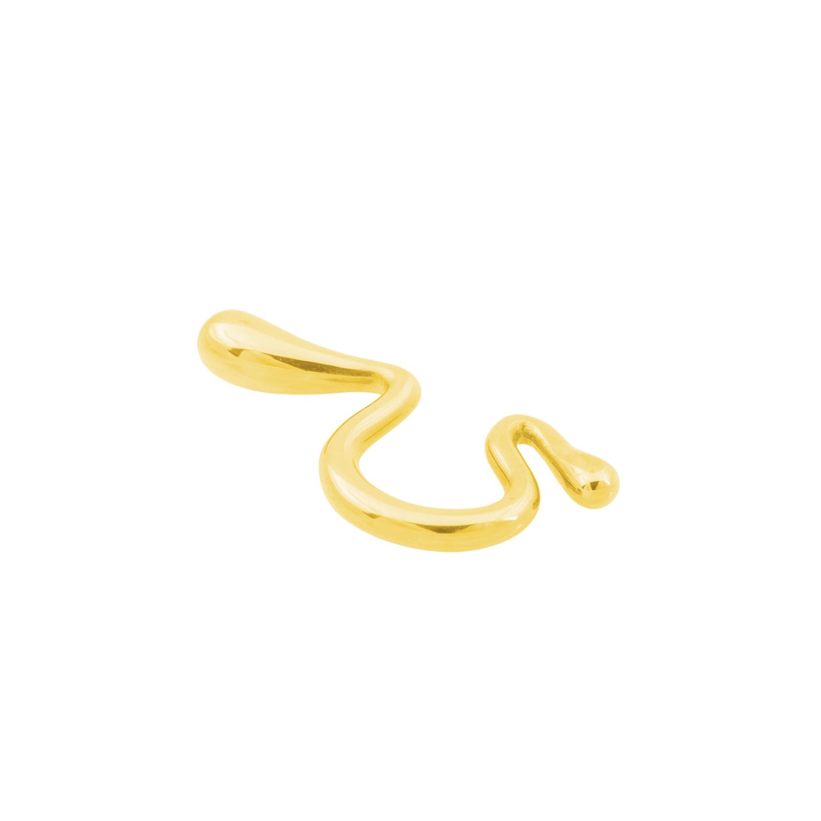 Liquefy Earcuff gold Bandhu Jewelery