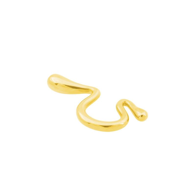 Liquefy Earcuff gold Bandhu Jewelery