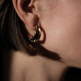 Onda Earrings gold