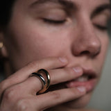 Twotone Ring gold/silver