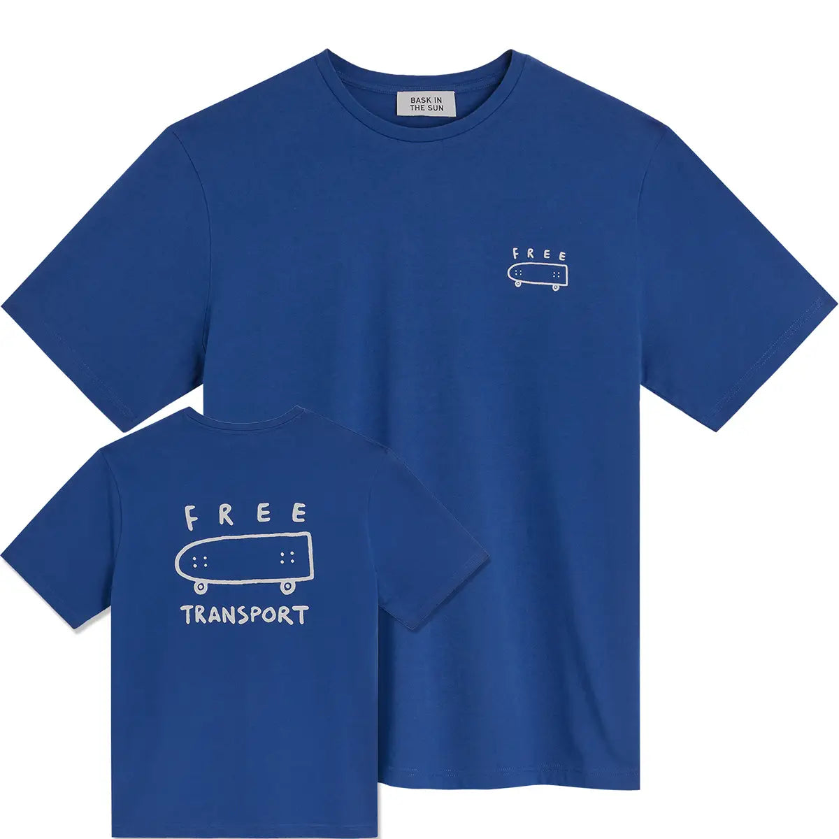 Free Tee cobalt Bask in the Sun