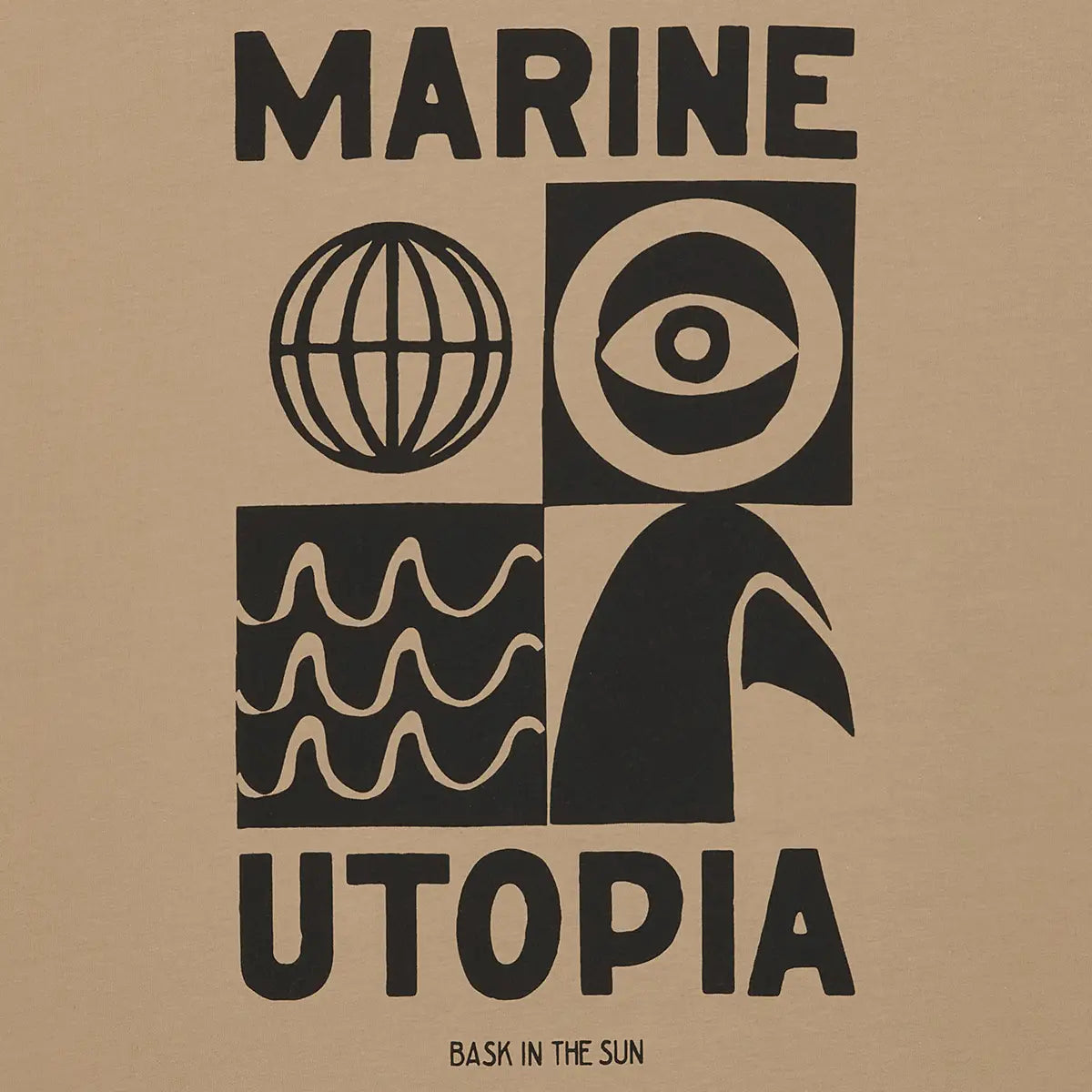 Marine Utopia Tee sesame