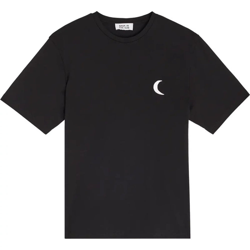 Moon Tee black Bask in the Sun