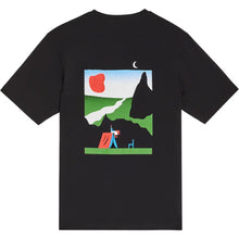 Moon Tee black Bask in the Sun