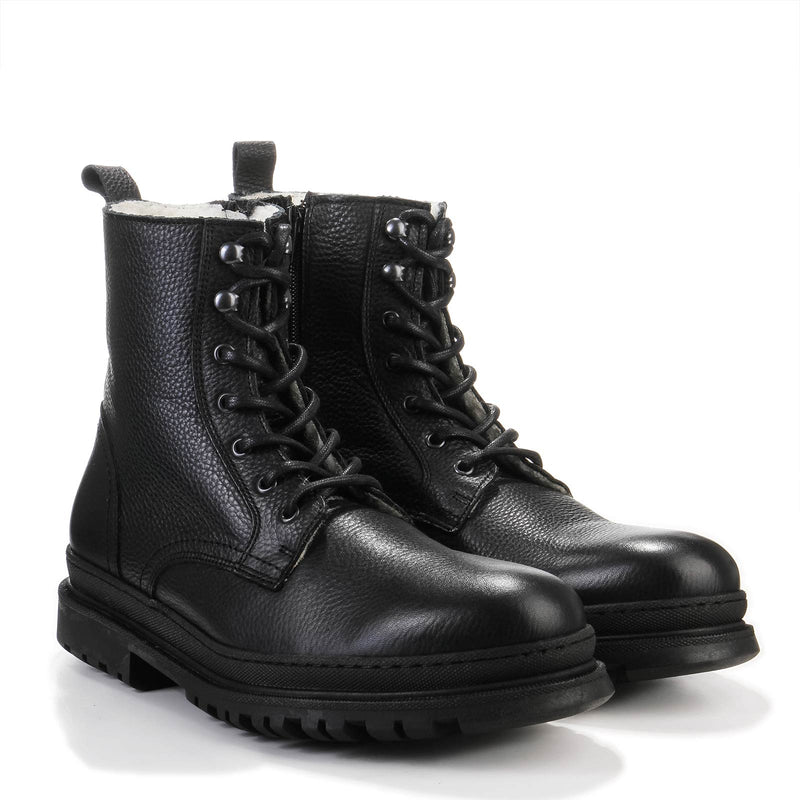 Biagrant Laceup Boot Gravado Warmlined black