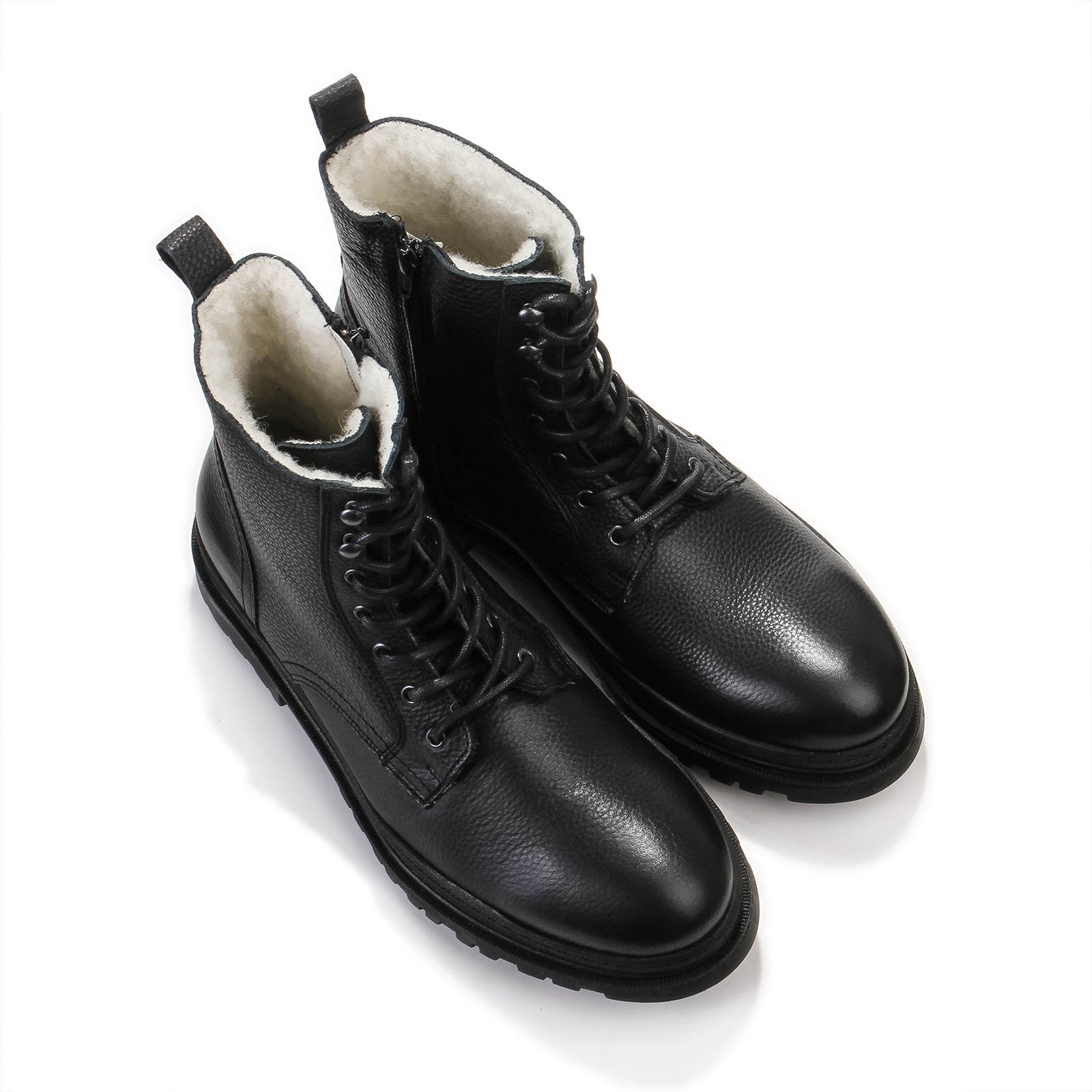 Biagrant Laceup Boot Gravado Warmlined black