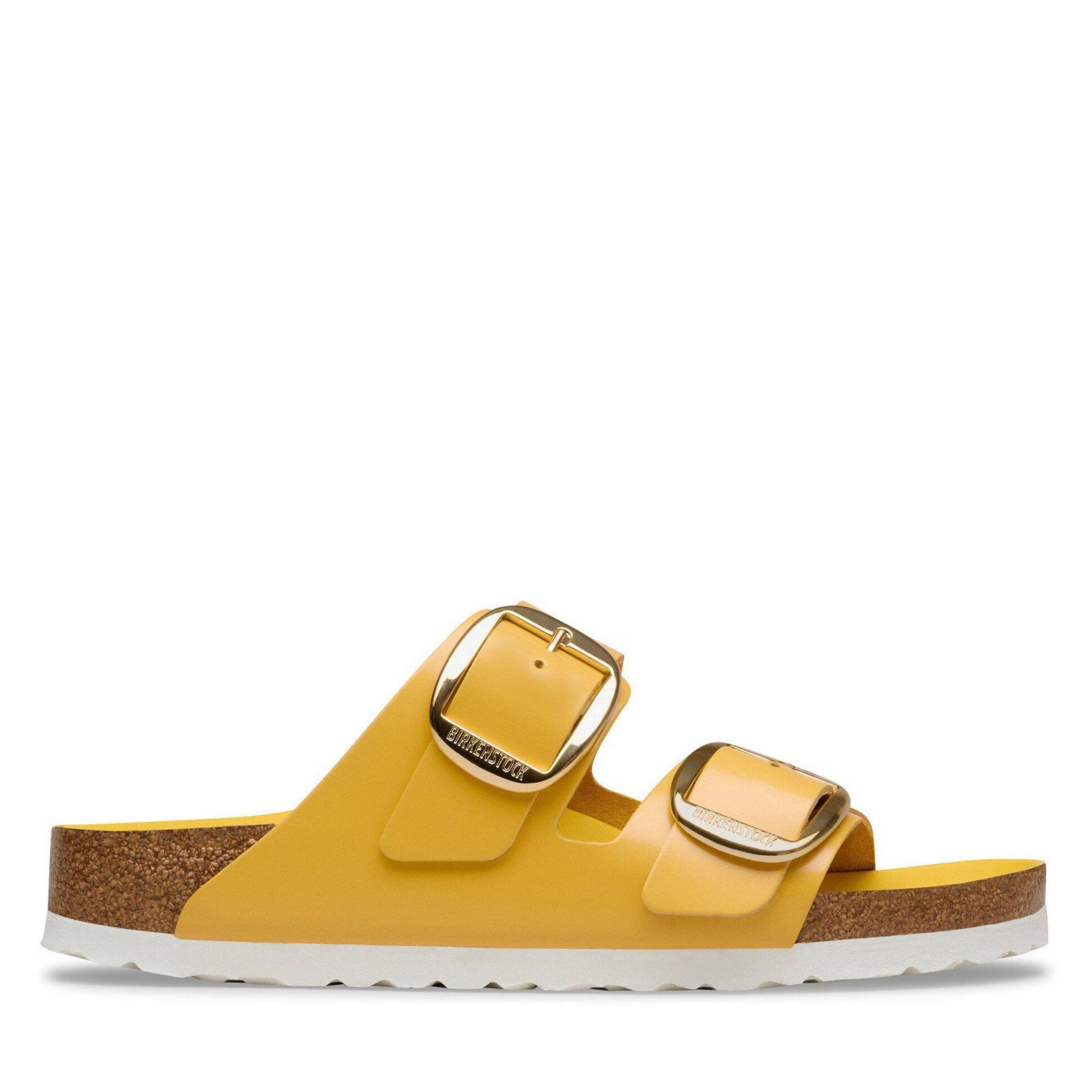 Arizona Big Buckle Narrow Fit High Shine ochre Birkenstock