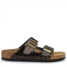 Arizona Emboss Leather Narrow Fit black