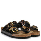 Arizona Emboss Leather Narrow Fit black