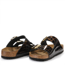 Arizona Emboss Leather Narrow Fit black