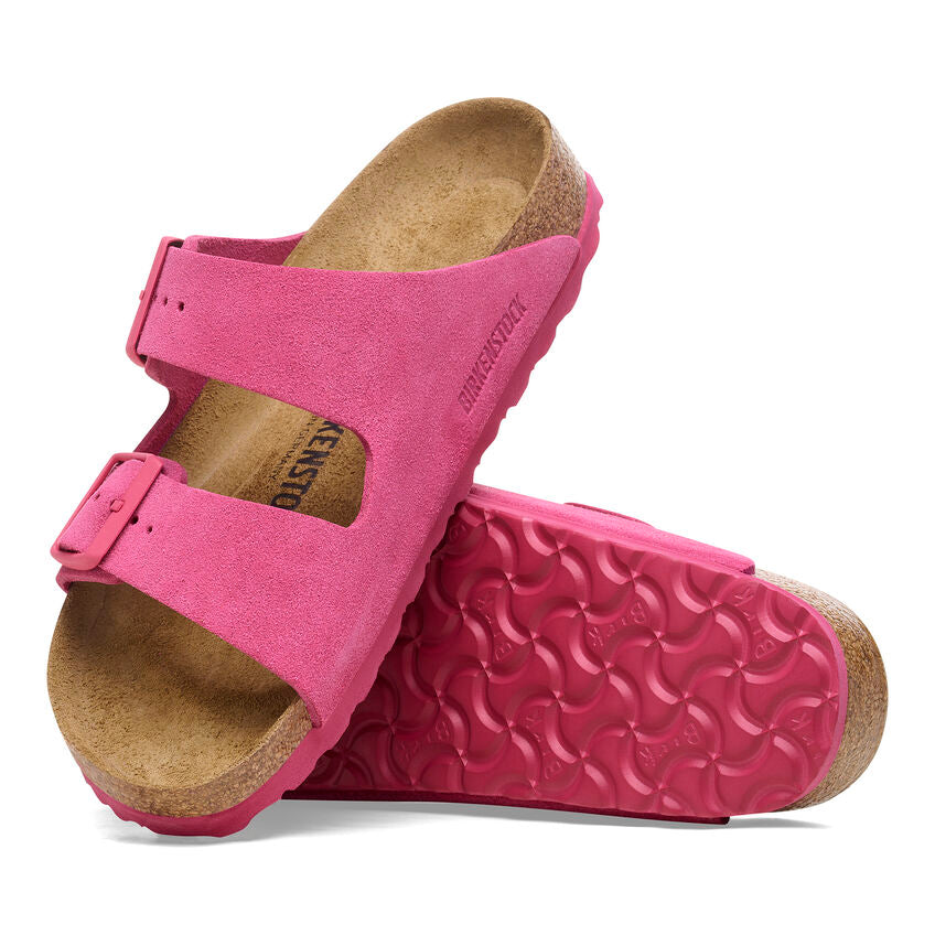 Birkenstock suede arizona sandals pink on sale