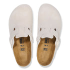 Boston Modern Suede Narrow Fit antique white