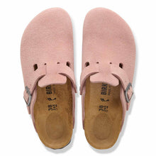 Boston Suede Narrow Fit pink clay Birkenstock