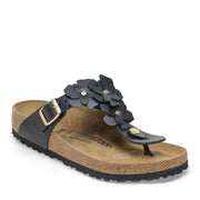 Gizeh Narrow Fit Flower Embellishment black Birkenstock