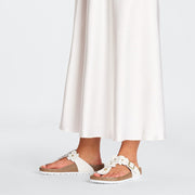 Gizeh Narrow Fit Flower Embellishment white Birkenstock