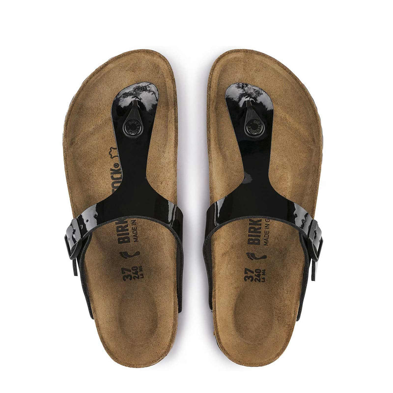 Gizeh Narrow Fit Patent black Birkenstock