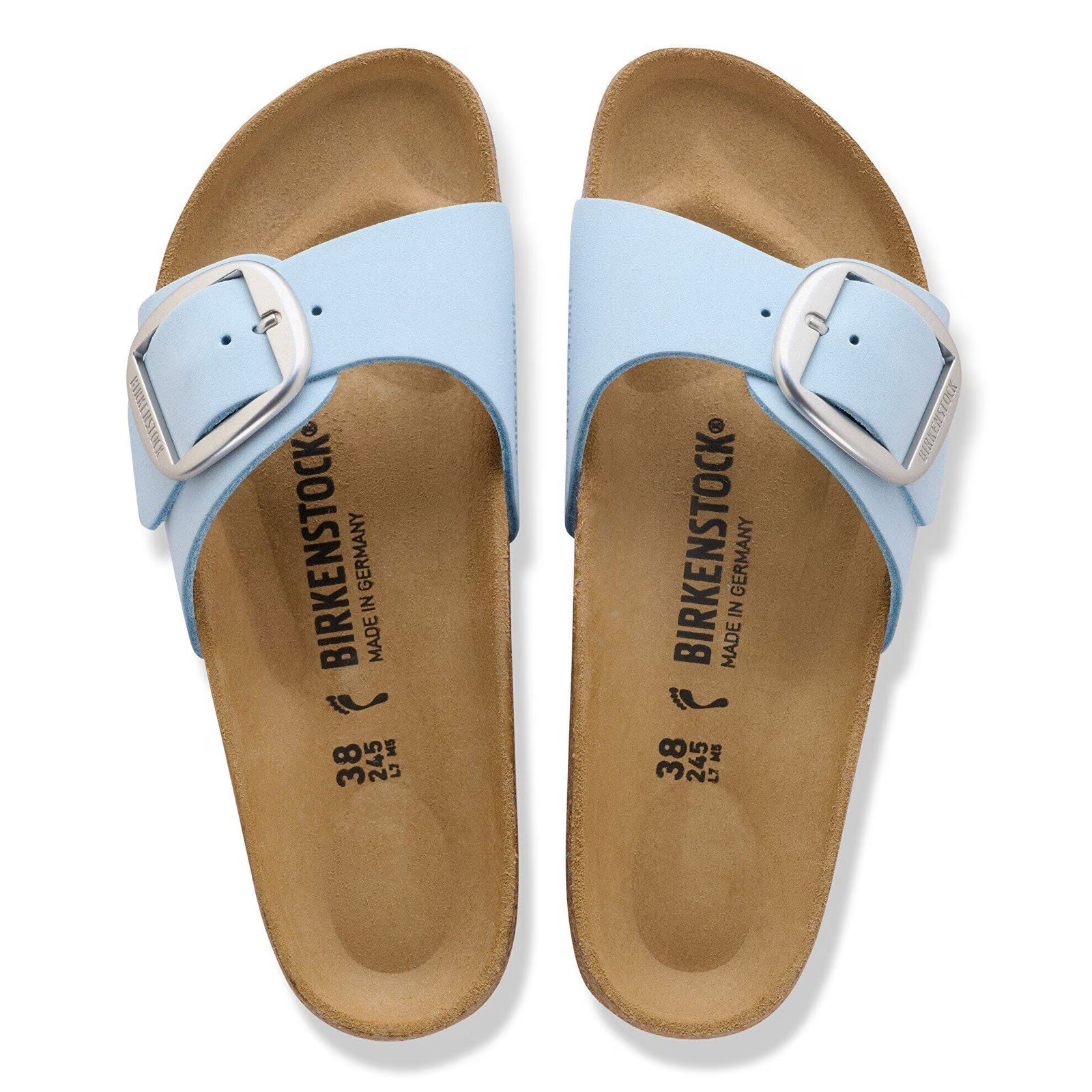 Madrid Big Buckle Narrow Fit baby blue Birkenstock