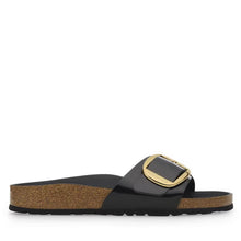 Madrid Big Buckle Narrow Fit high shine black Birkenstock