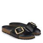 Madrid Big Buckle Narrow Fit high shine black Birkenstock