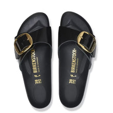 Madrid Big Buckle Narrow Fit high shine black Birkenstock
