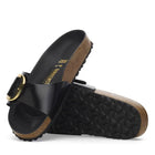 Madrid Big Buckle Narrow Fit high shine black Birkenstock