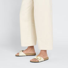 Madrid Big Buckle Narrow Fit high shine ecru Birkenstock