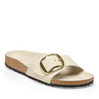 Madrid Big Buckle Narrow Fit high shine ecru Birkenstock
