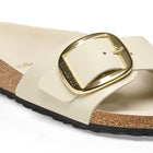 Madrid Big Buckle Narrow Fit high shine ecru Birkenstock