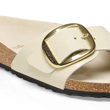 Madrid Big Buckle Narrow Fit high shine ecru Birkenstock