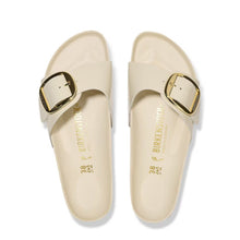 Madrid Big Buckle Narrow Fit high shine ecru Birkenstock