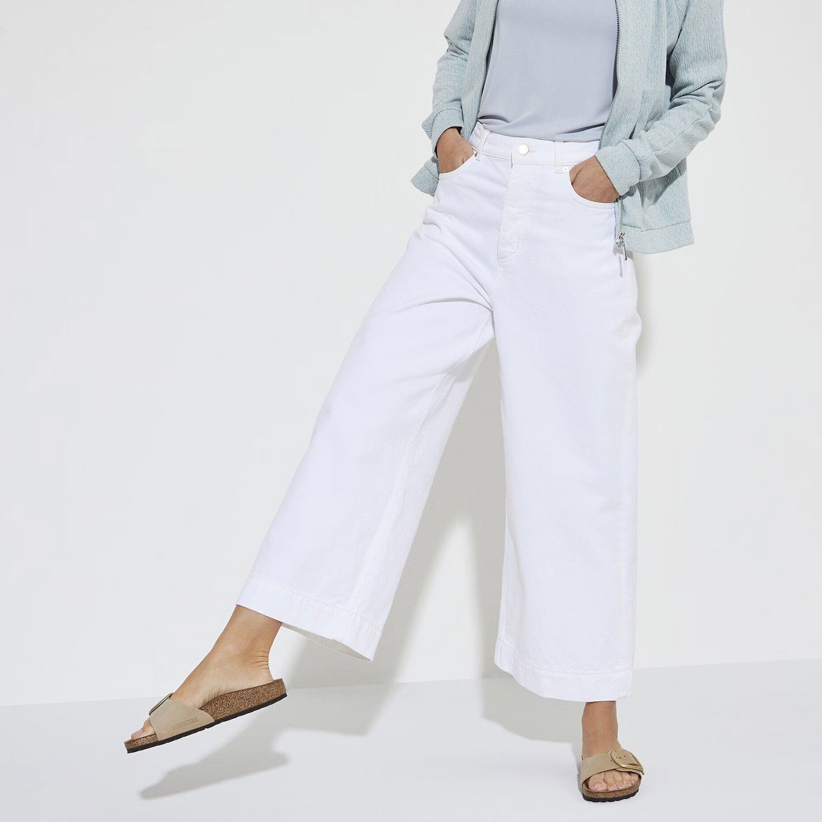 Madrid Big Buckle Narrow Fit sandcastle Birkenstock