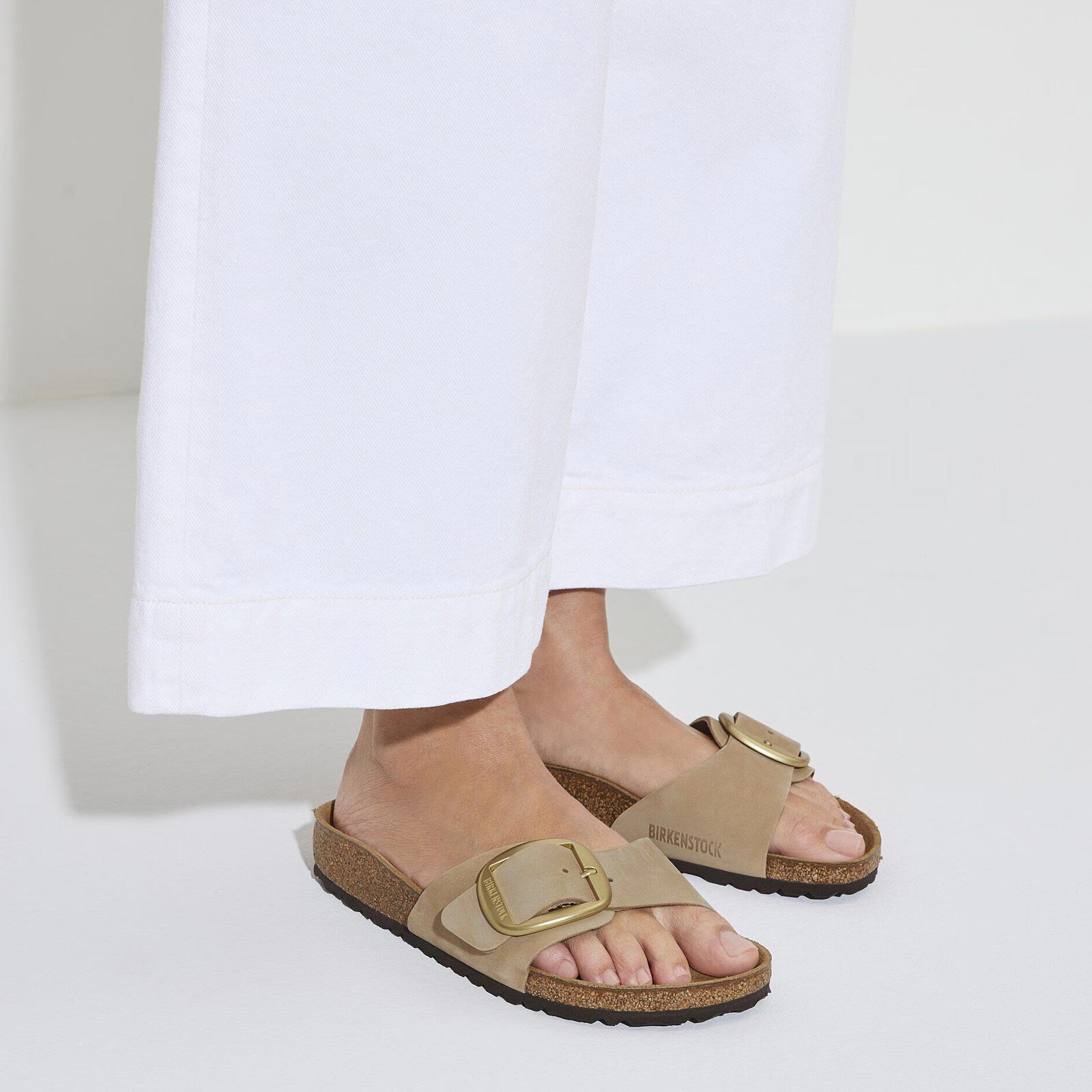 Madrid Big Buckle Narrow Fit sandcastle Birkenstock