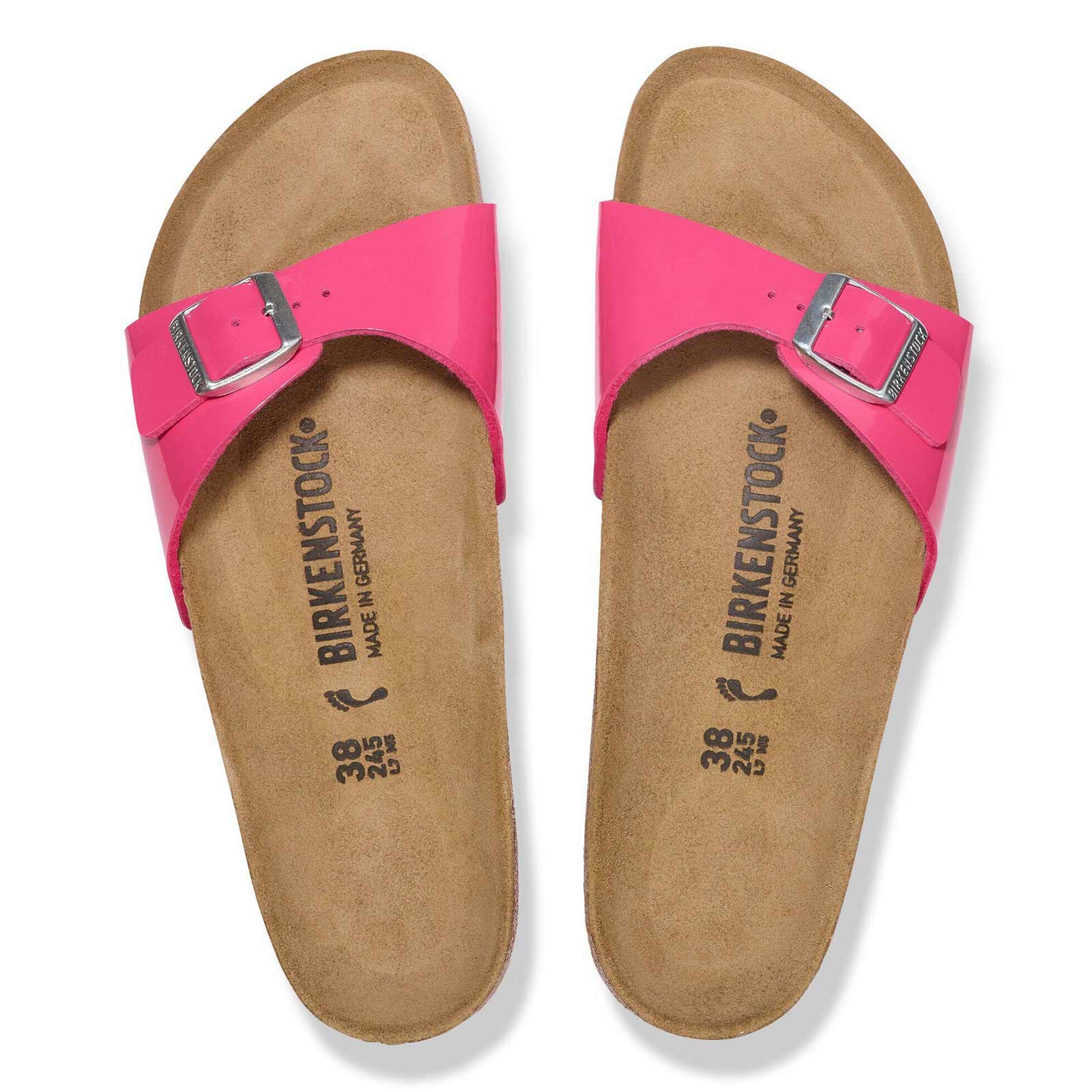 Madrid Patent Narrow Fit fuchsia tulip Birkenstock