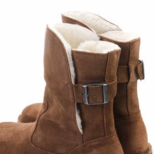 Uppsala Shearling Boots Narrow Fit dark tea