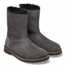 Uppsala Zip Shearling Boots Narrow Fit charcoal