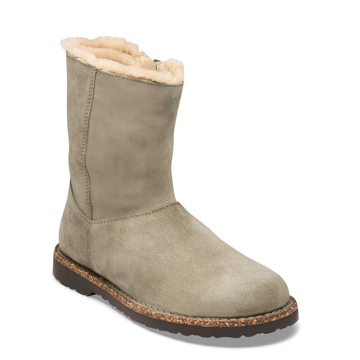 Uppsala Zip Shearling Boots Narrow Fit taupe