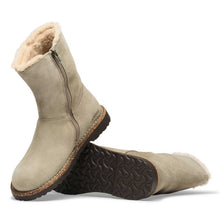 Uppsala Zip Shearling Boots Narrow Fit taupe