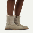 Uppsala Zip Shearling Boots Narrow Fit taupe