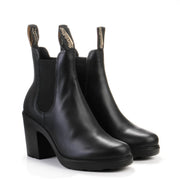 #2365 Womens Elastic Sided Heel Boot black