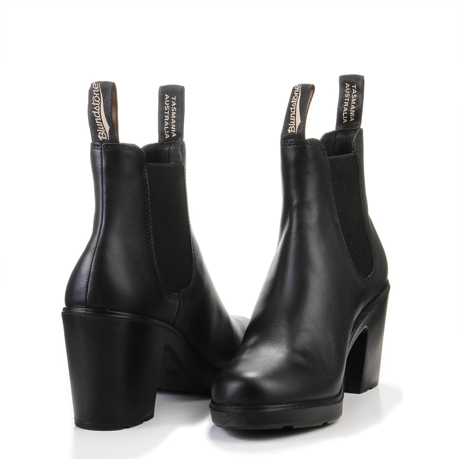 #2365 Womens Elastic Sided Heel Boot black