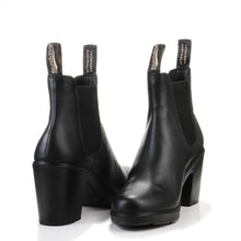 #2365 Womens Elastic Sided Heel Boot black