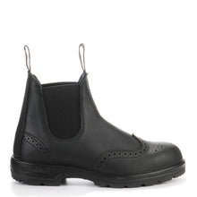 #2443 Brogue Leather Boot black