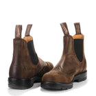 2444 Brogue Leather Boot antique brown