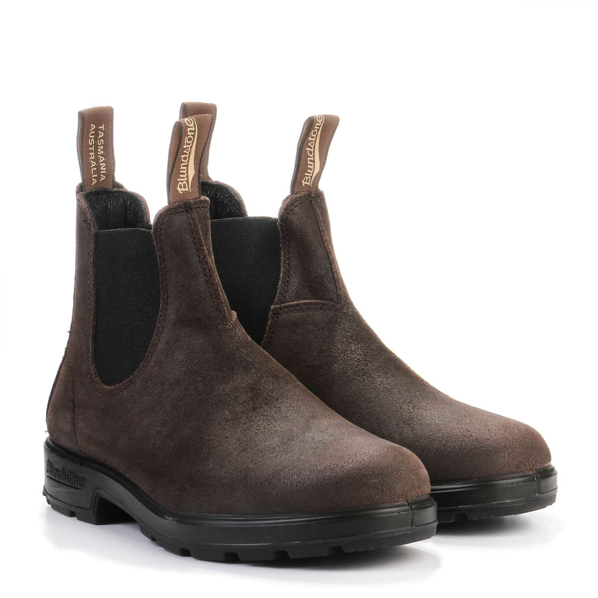 #2610 Elastic Sided Boot dark brown