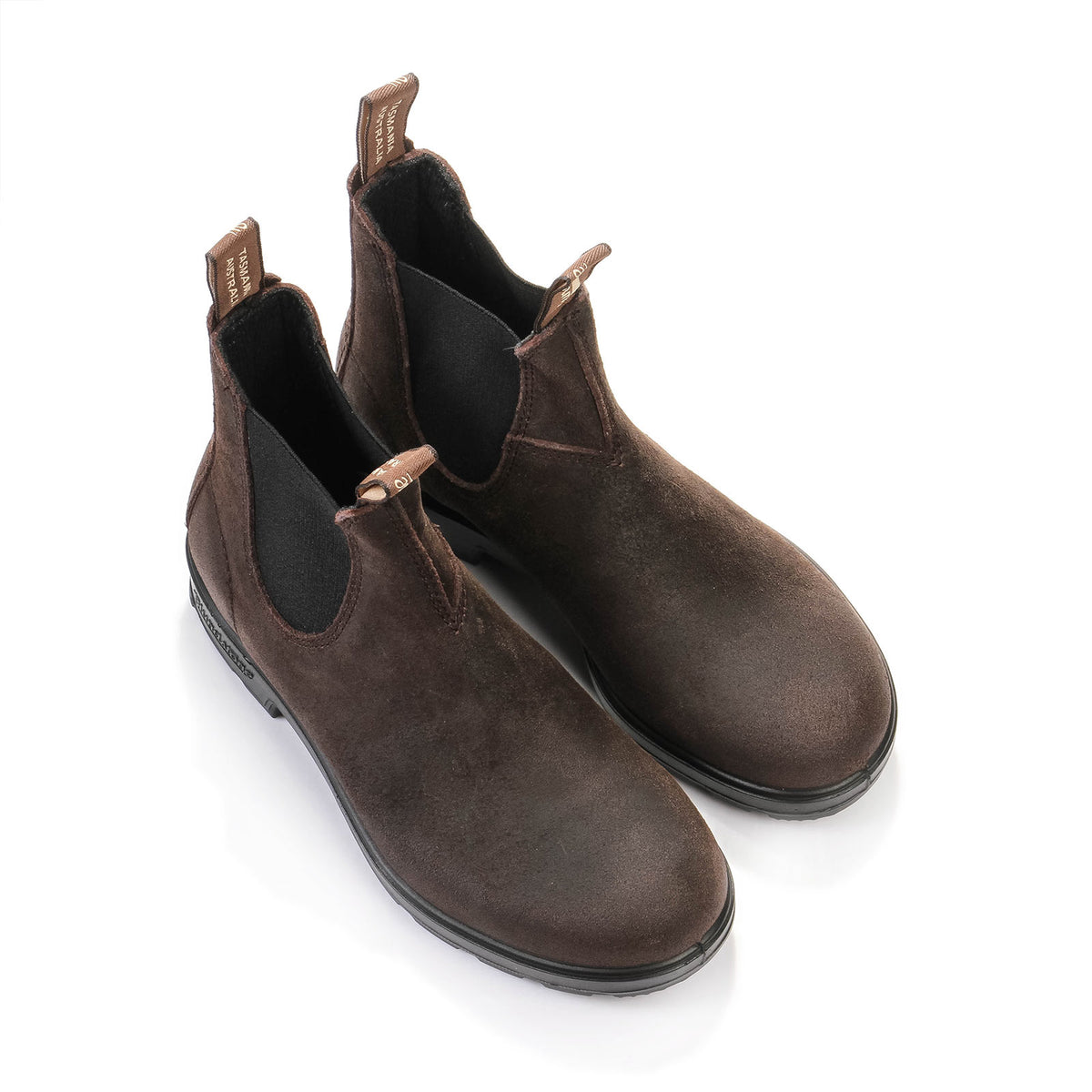 #2610 Elastic Sided Boot dark brown