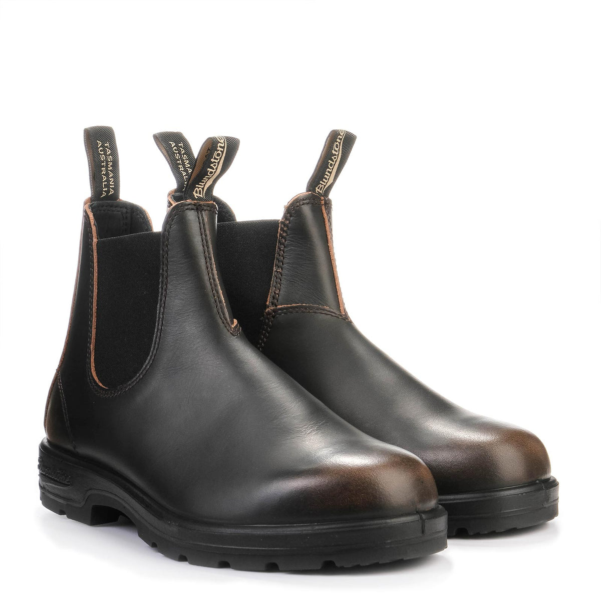 #2440 Elastic Side Boot vintage brown